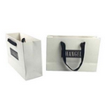 Customized 250 g White Paper Shopping Gift Bag